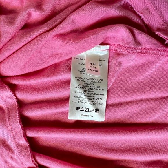 We The Free People Moon Dance Pink V-Neck Tank Top Casual Sleeveless XL - Picture 5 of 10